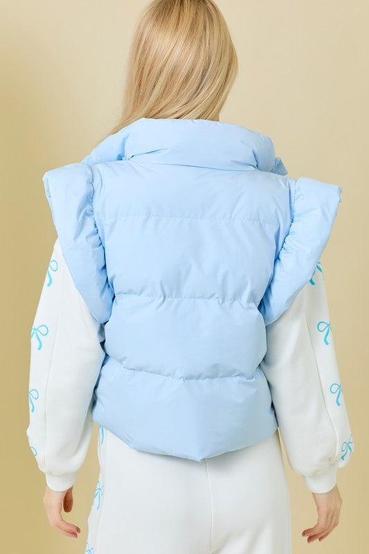 Blue Puffer Vest