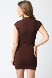 Brown Riley Mini Dress