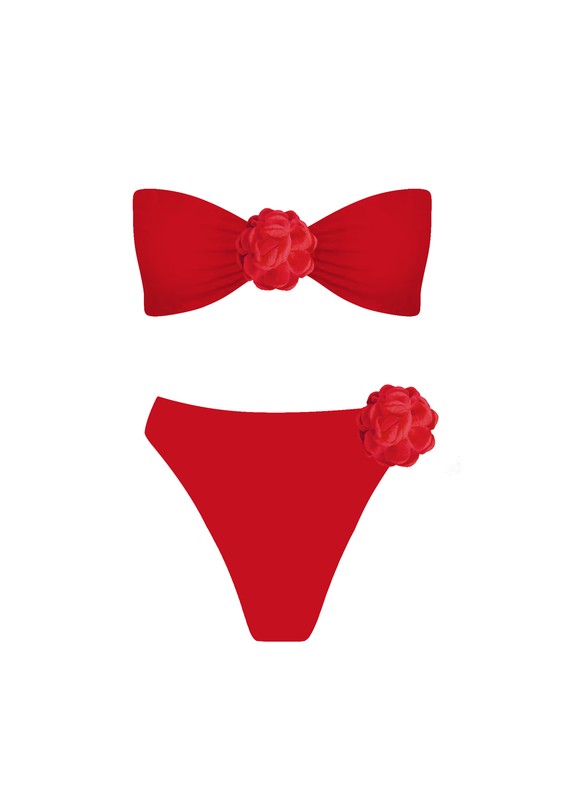 Red Bikini Set
