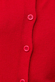 Red Button Down Sweater