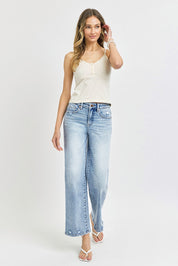 Light Blue Wide Leg Jeans RDP5936