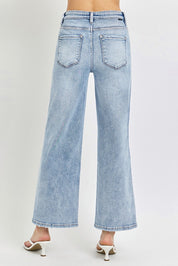 Light Blue Wide Leg Jeans RDP5936