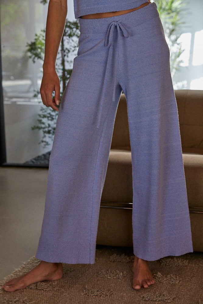 Blue Cotton Pants