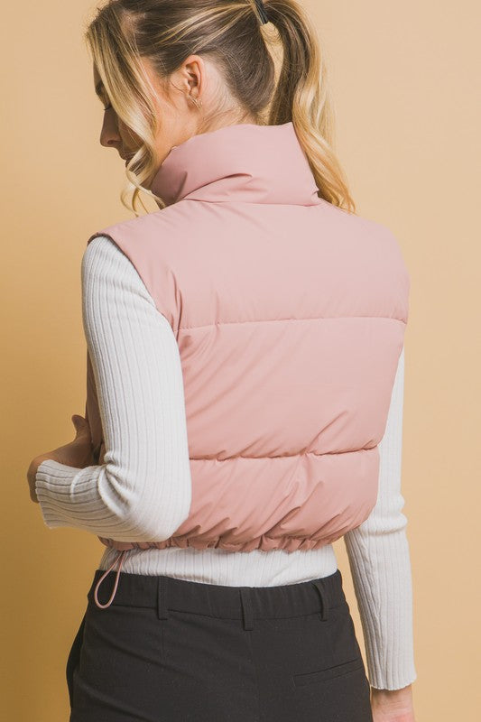 Pink Puffer Vest