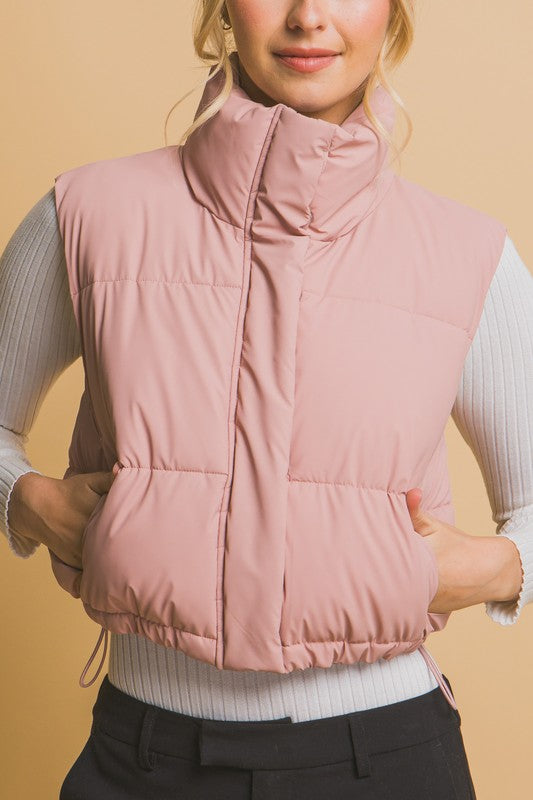 Pink Puffer Vest