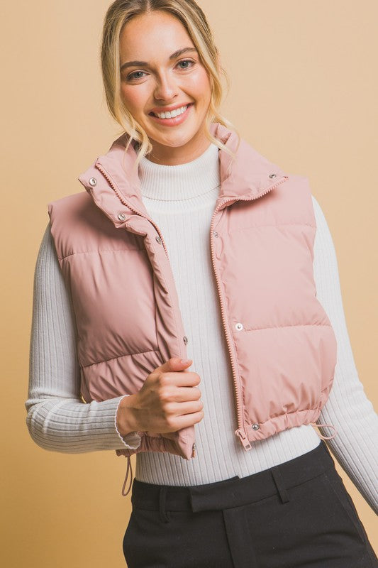 Pink Puffer Vest