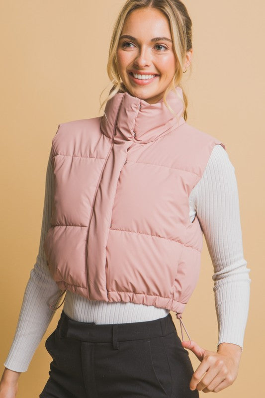 Pink Puffer Vest