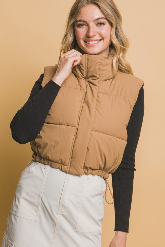 Brown Puffer Vest