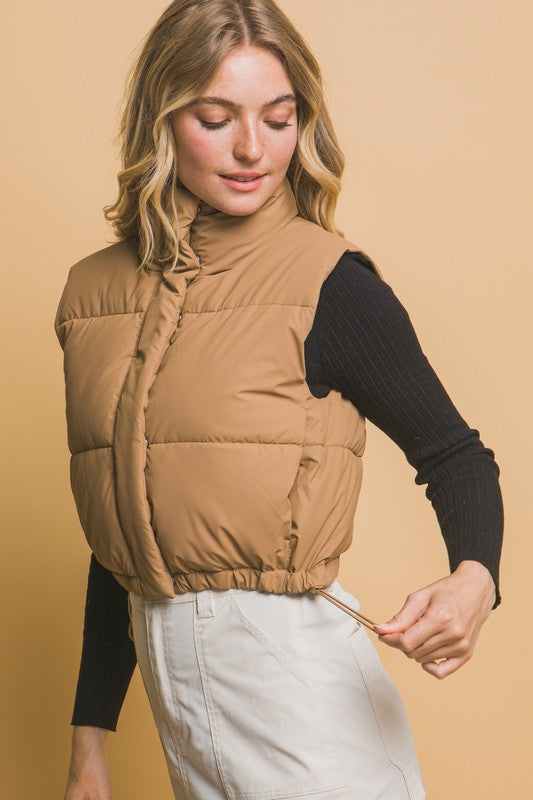 Brown Puffer Vest