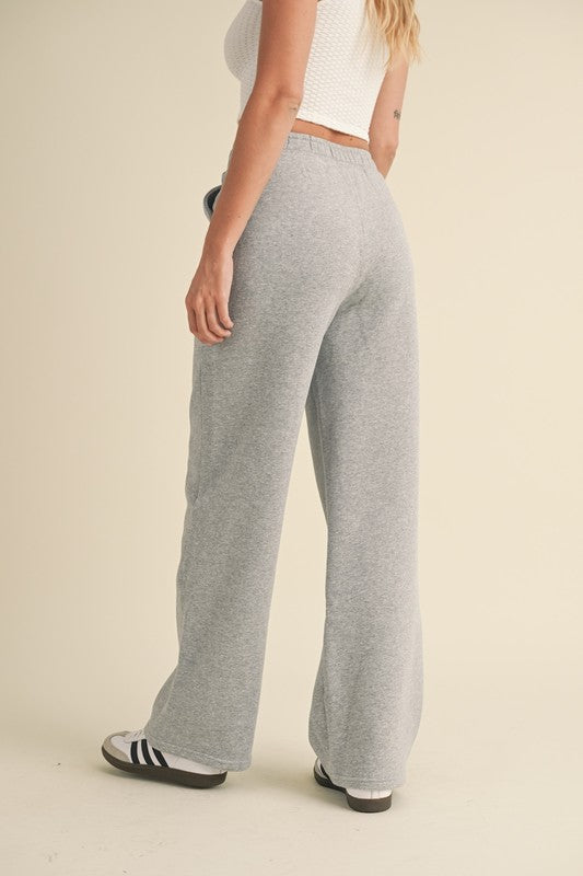 Grey Flare Sweatpants