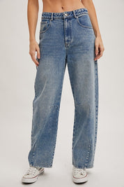 Lt. Wash Balloon Jeans