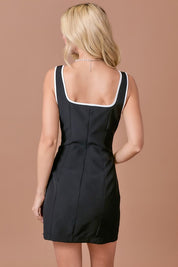 Black Bodycon Mini Dress