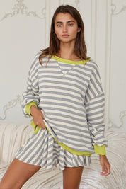 Gray & Lime Sweatshirt