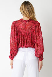Red Daphne Top