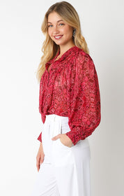 Red Daphne Top