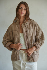 Taupe Washed Jacket