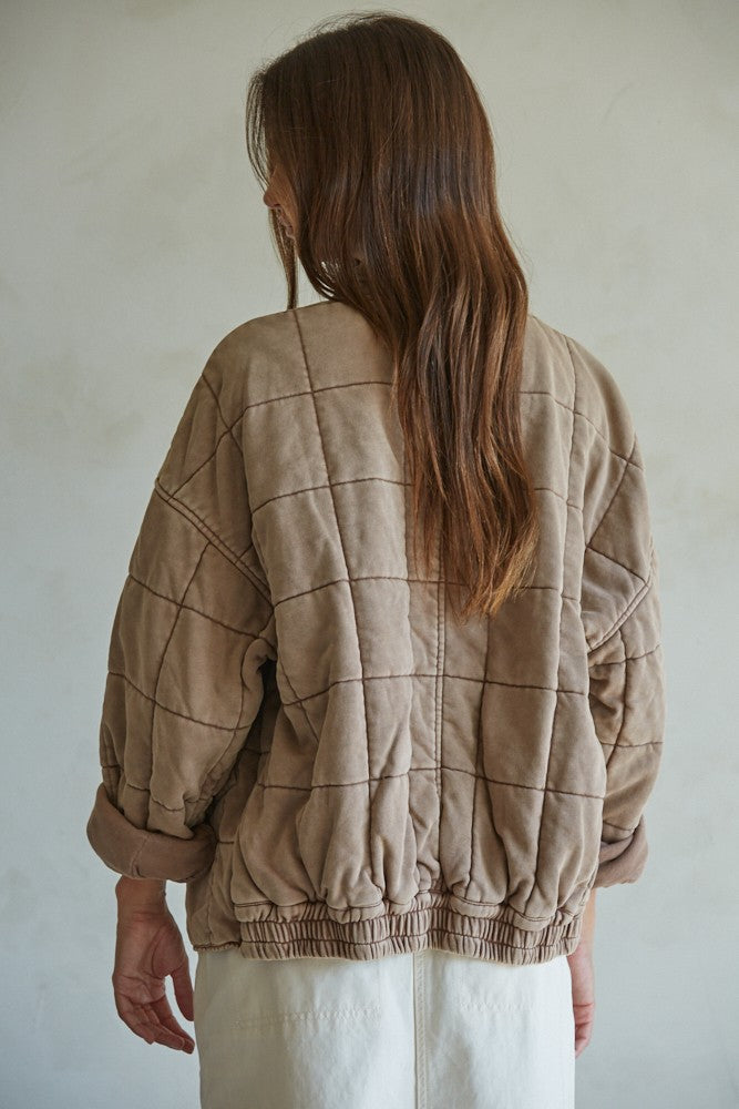 Taupe Washed Jacket