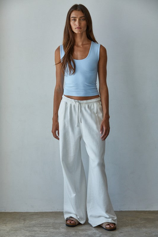 Light Blue Double Layered Tank
