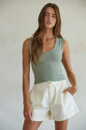 Green Double Layered Tank