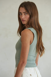 Green Double Layered Tank