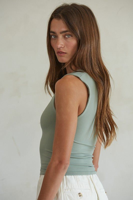 Green Double Layered Tank