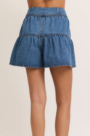High Waist Flare Shorts