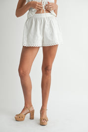 Embroidered Scallop Set