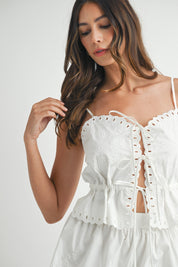 Embroidered Scallop Set