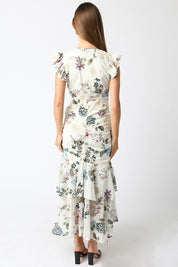Floral Ruffle Maxi Dress