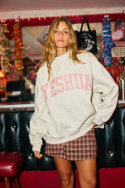 Gray YESHUA & YHWH Mockneck