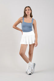 White Tennis Skirt