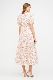 Red Sea Shell Midi Dress