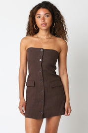 Brown Giselle Dress