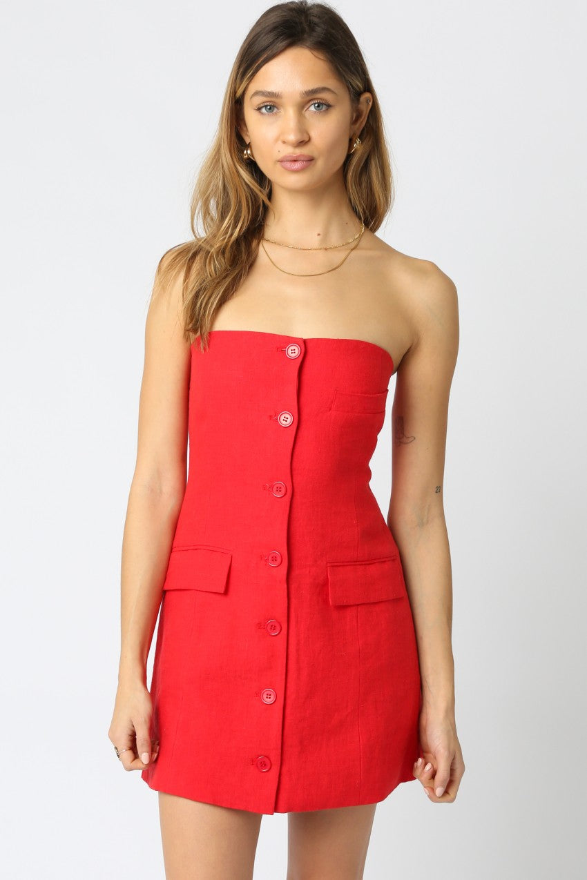 Red Giselle Dress