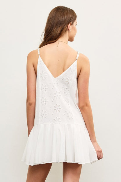 White Eyelet Dress