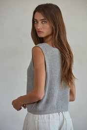 Gray Sweater Vest