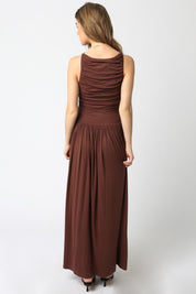 Light Brown Leni Maxi Dress
