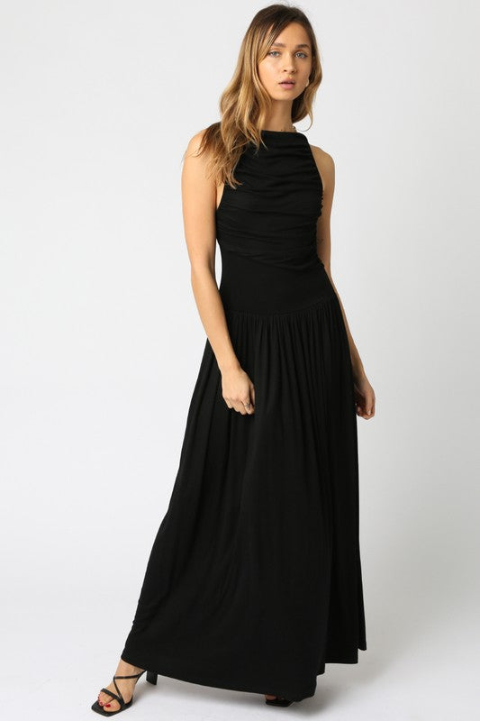 Black Leni Maxi Dress