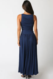 Navy Blue Leni Maxi Dress