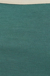 Teal Overlap Mini Dress