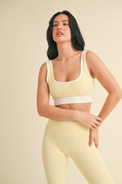 Yellow Sports Bra
