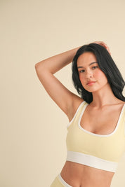 Yellow Sports Bra