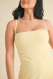 Yellow Sweetheart Dress