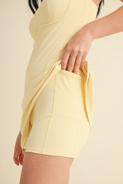 Yellow Sweetheart Dress