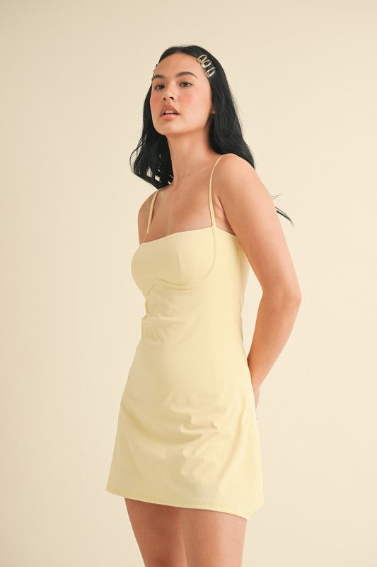 Yellow Sweetheart Dress