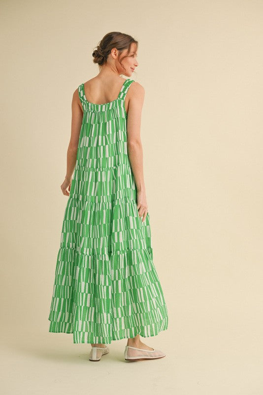 Green Button Down Sundress