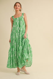 Green Button Down Sundress