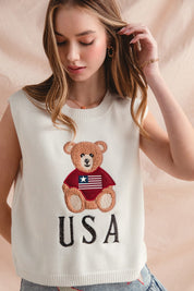 USA Teddy Bear Top