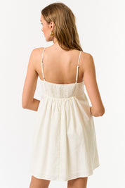 Palm Tree Linen Dress