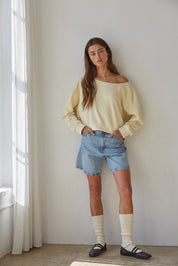 Yellow On-the-go Pullover Top